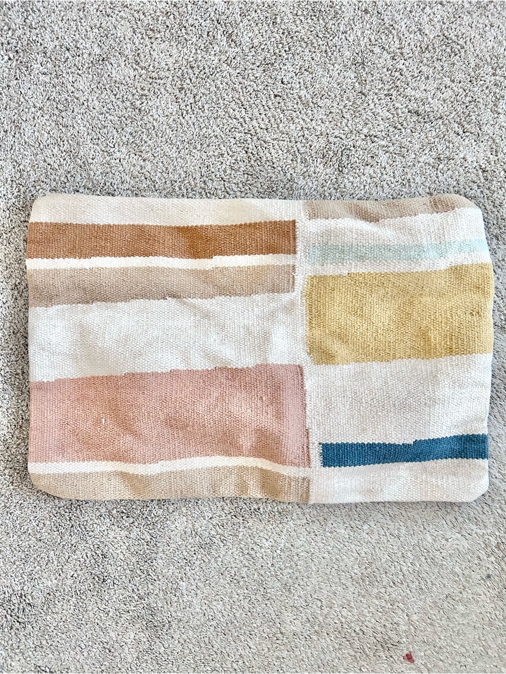 Magnolia Home by Joanna Gaines x Loloi Pillow Color Block Pillow Cover 24” x 16”